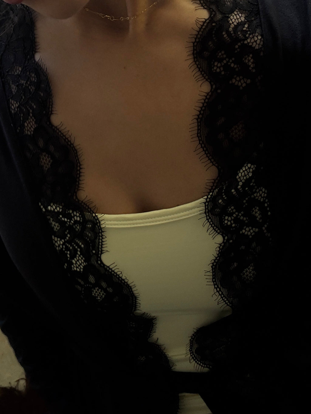 Skin Lace Robe