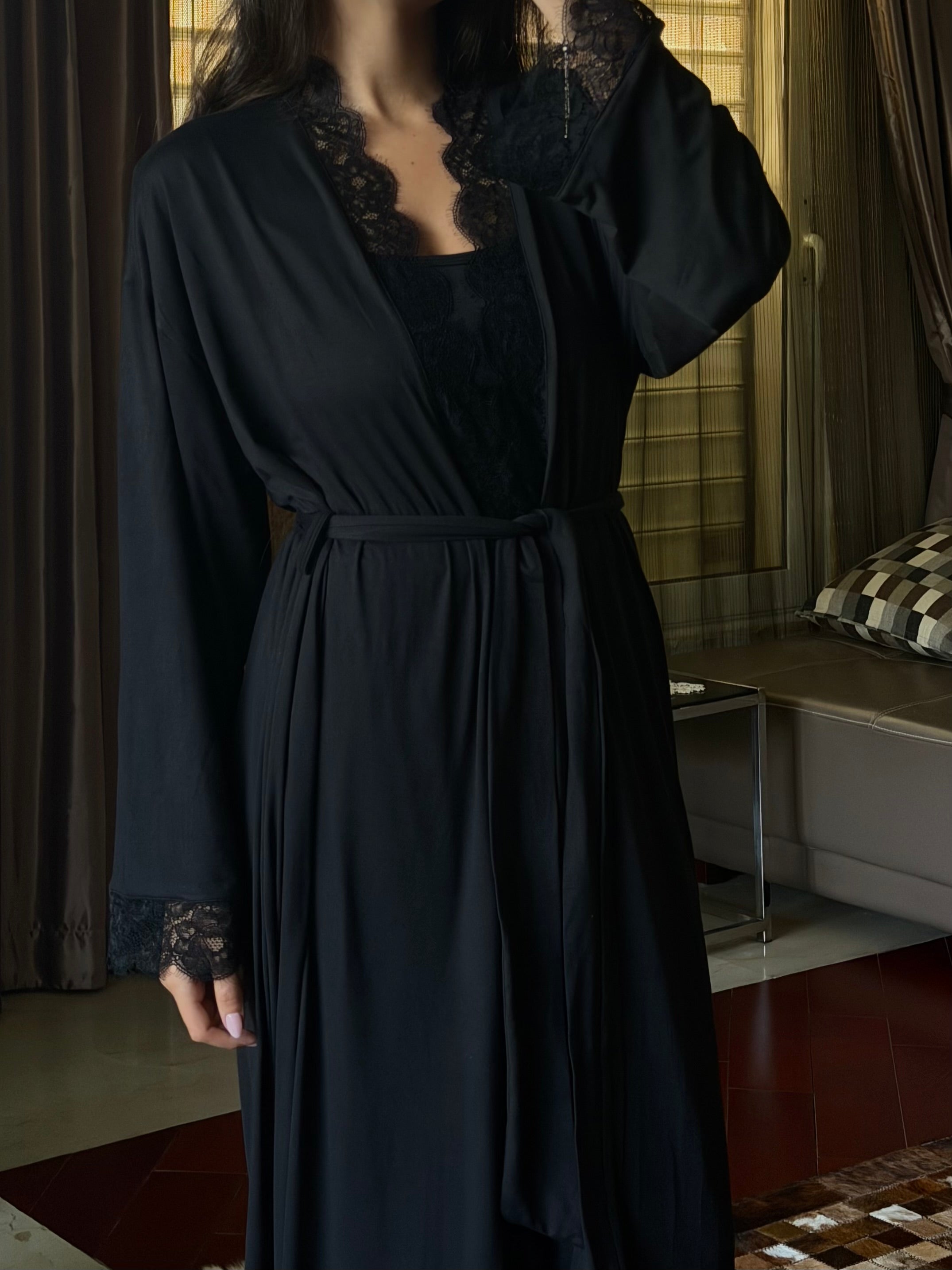 Skin Lace Robe