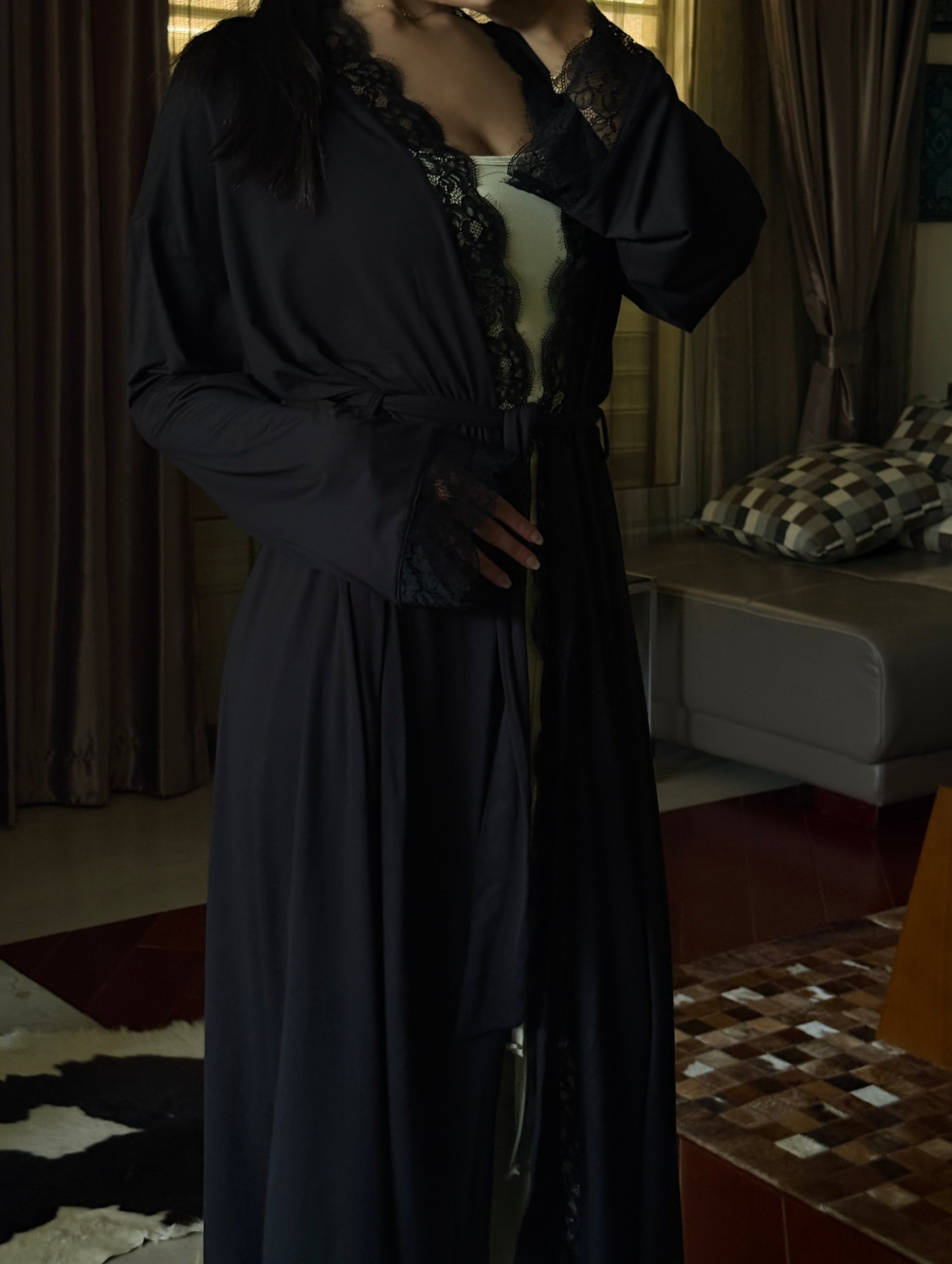 Skin Lace Robe