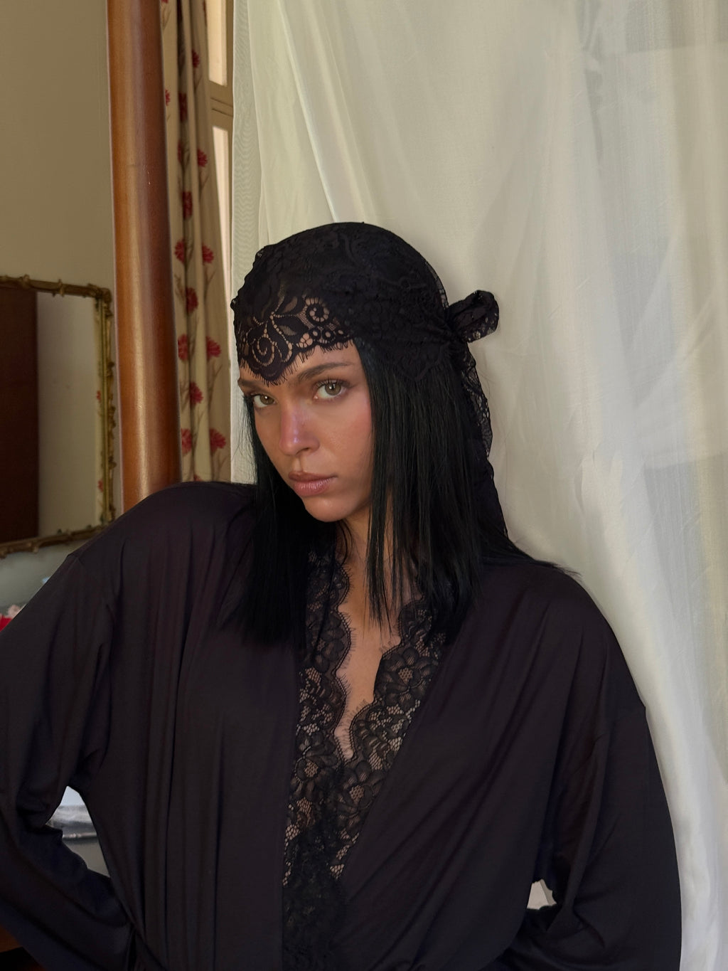 Skin Lace Robe